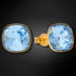Silver Earrings "Dazzling Sparkle (Aquamarine)" with Swarovski™ Crystals